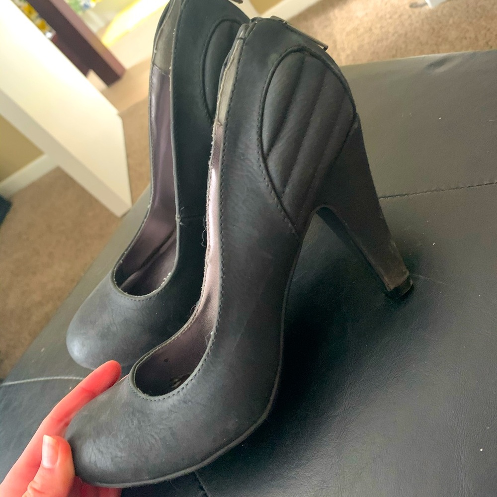 black heels